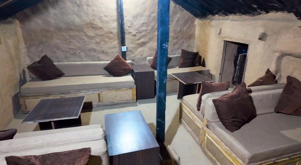 restaurant sitting space