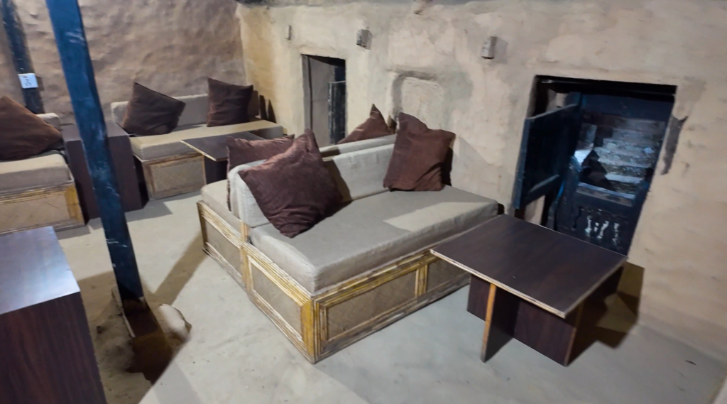 restaurant sitting space